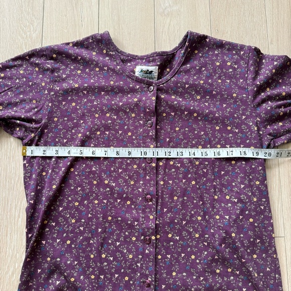 Vintage Northern Reflections Floral Print Button Down Long Sleeve Top Size M - Picture 2 of 9